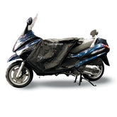 Coprigambe Termoscud R045X, un coprigambe impermeabile con fodera termica. Utilizzato su scooter. Di Tucano Urbano.